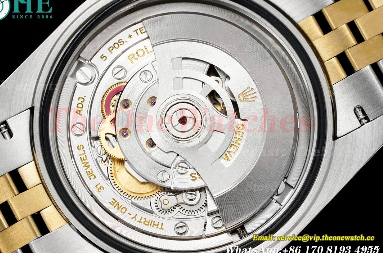 Blk SS VR3235 41MM YG 126333 Jub Datejust Stk GMF 904L 0211